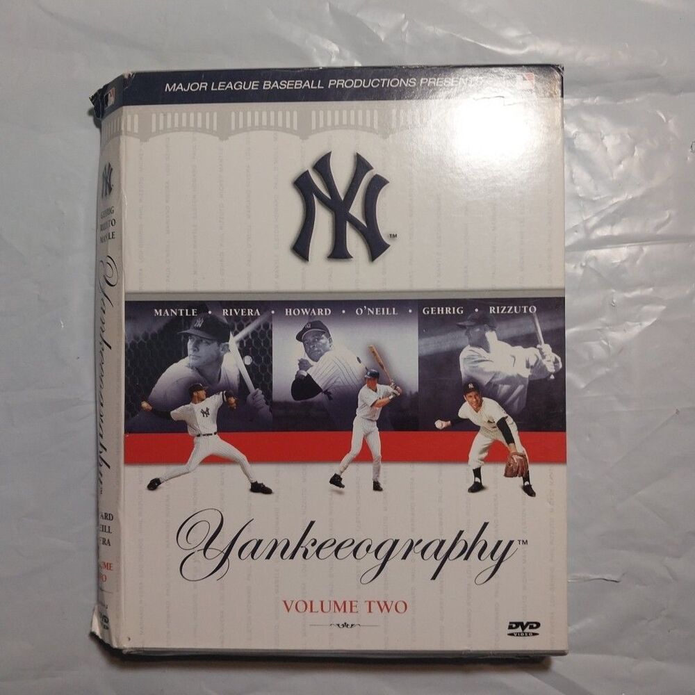 Yankeeography Vol. 2  Yankees 3 DVD Set  Mantle  Rivera  Howard  O'Neill  Gehrig